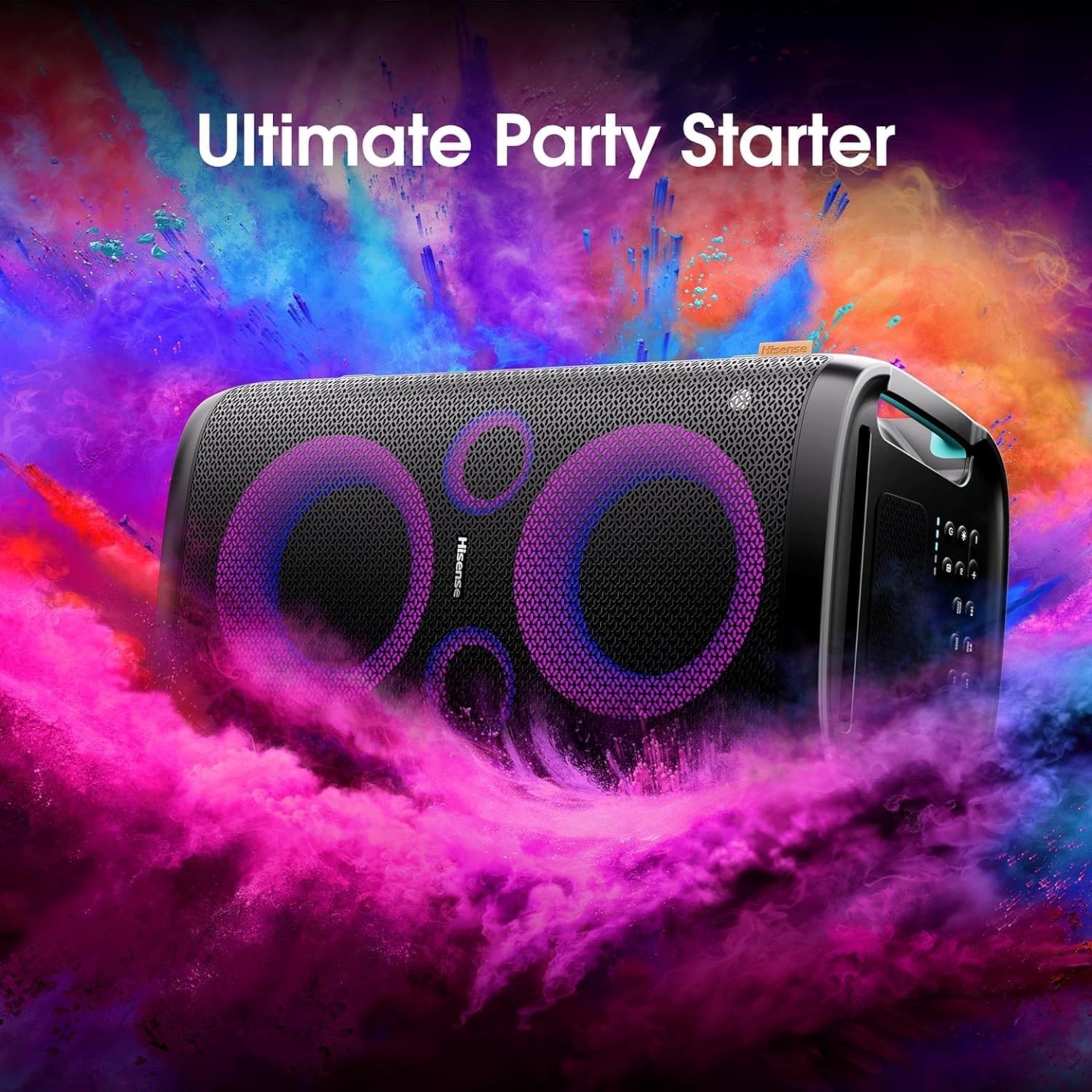 Hisense Speaker Portable Karaoke Party Rocker One Plus - 300W — Buy in Cyprus with Fast Delivery