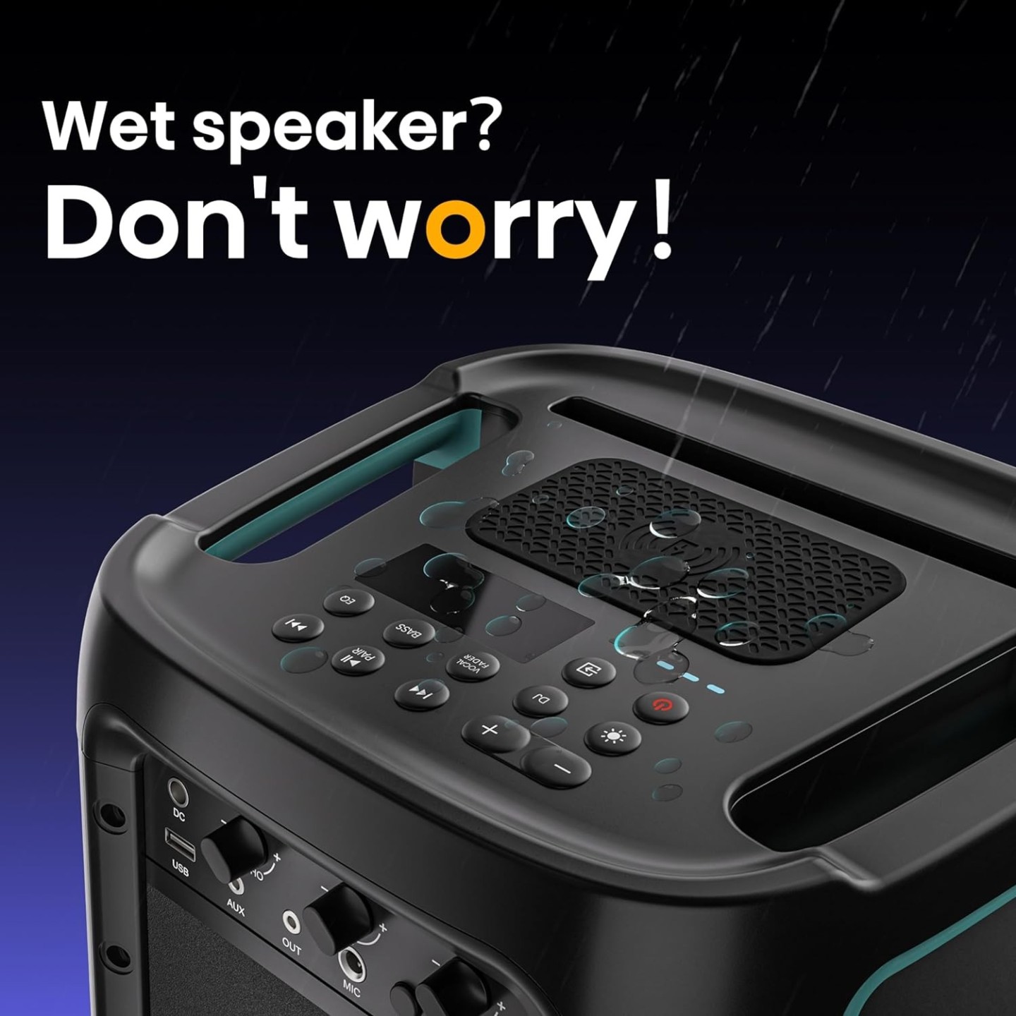 Hisense Speaker Portable Karaoke Party Rocker One Plus - 300W — Buy in Cyprus with Fast Delivery