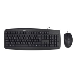 Buy Genius Keyboard-Mouse Set - KM-200 - Wired, Russian in Cyprus, Nicosia, Limassol, Larnaka, Pafos