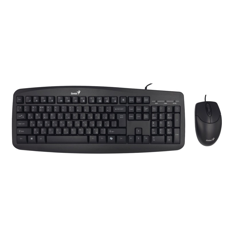 Genius KM-200 Keyboard-Mouse Set Wired Russian (Boxed) — Buy in Cyprus with Fast Delivery