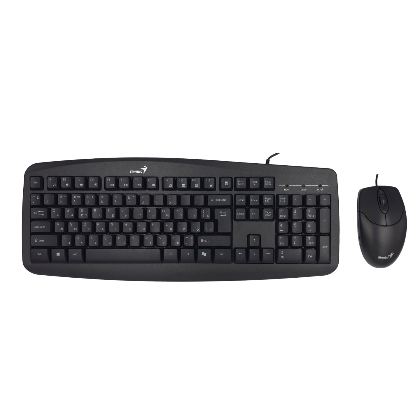 Genius KM-200 Keyboard-Mouse Set Wired Russian (Boxed) — Buy in Cyprus with Fast Delivery