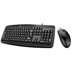 Buy Genius Keyboard-Mouse Set - KM-200 - Wired, Russian in Cyprus, Nicosia, Limassol, Larnaka, Pafos