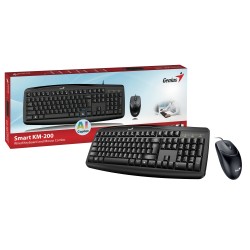 Genius KM-200 Keyboard-Mouse Set Wired Russian (Boxed) — Buy in Cyprus with Fast Delivery