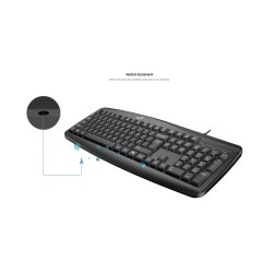 Genius KM-200 Keyboard-Mouse Set Wired Russian (Boxed) — Buy in Cyprus with Fast Delivery