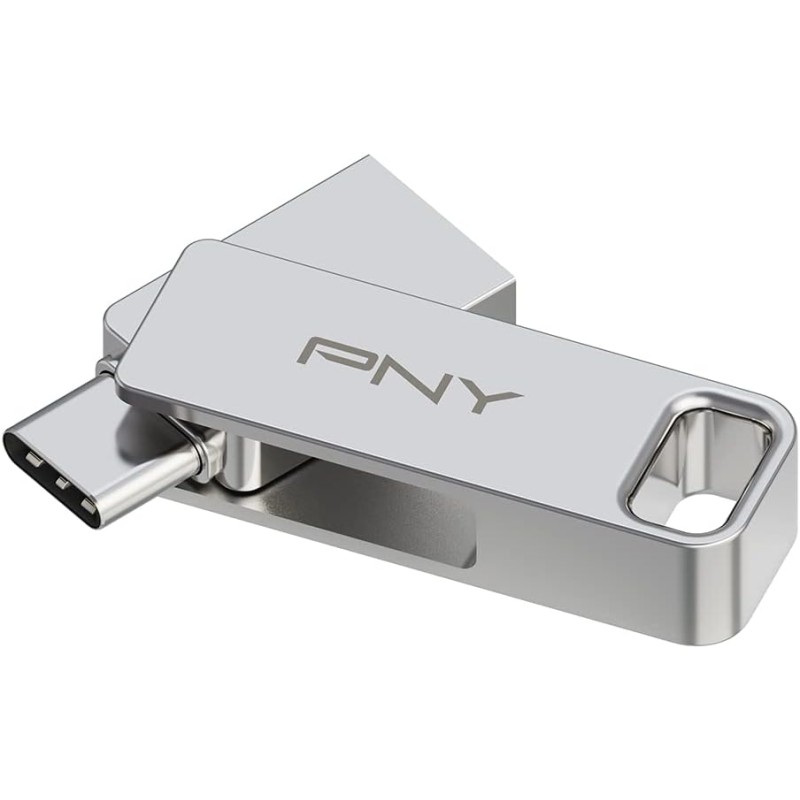 Buy PNY Flash Drive Duo Link USB 3.2 Dual Connector OTG Capless Swivel 256GB Bla... in Cyprus, Nicosia, Limassol, Larnaka, Pafos