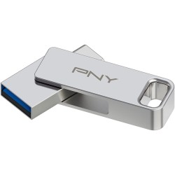 Buy PNY Flash Drive Duo Link USB 3.2 Dual Connector OTG Capless Swivel 256GB Bla... in Cyprus, Nicosia, Limassol, Larnaka, Pafos