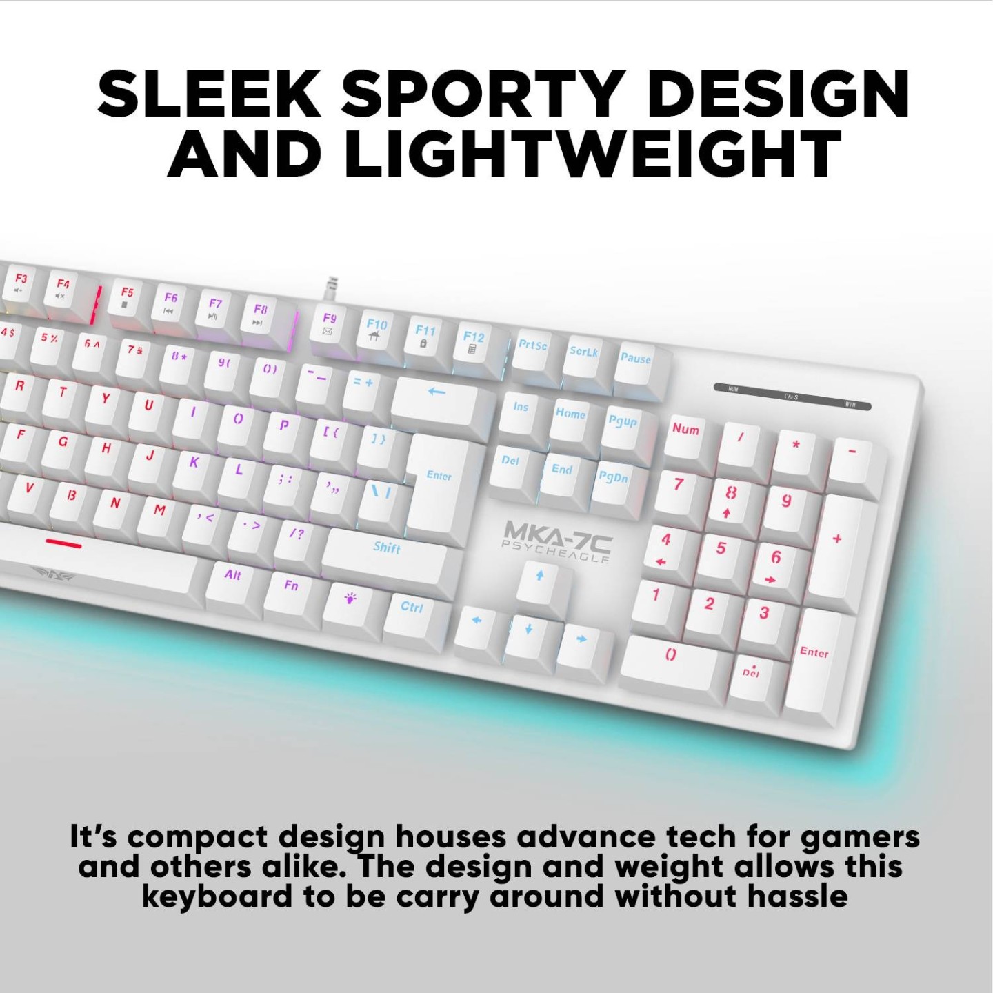 Armaggeddon MKA-7C PsychEagle 104-Key Mechanical Gaming Keyboard - Blue Switches (Boxed) — Buy in Cyprus with Fast Delivery