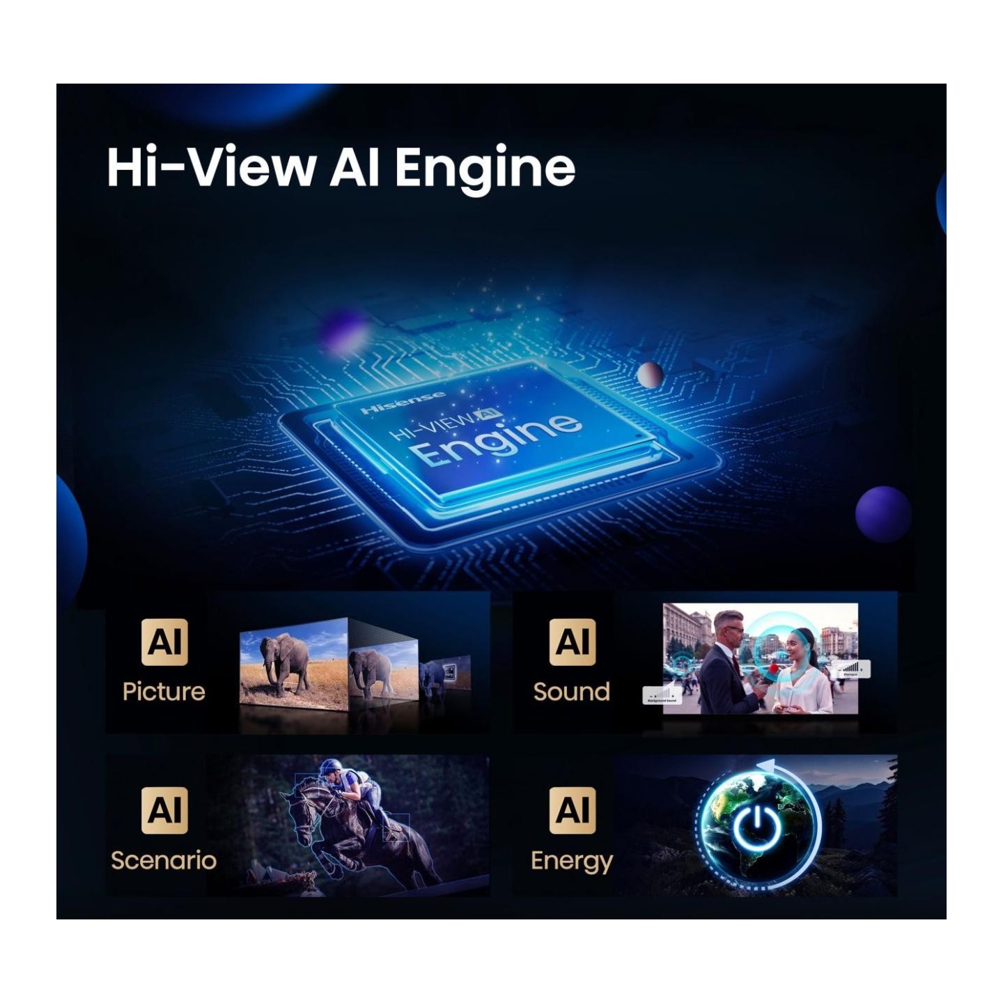 Hisense TV - 75E8Q - 75'' 4K Smart QLED MINI LED 144hz TV — Buy in Cyprus with Fast Delivery