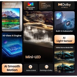 Buy Hisense TV - 75E8Q - 75'' 4K Smart QLED MINI LED 144hz TV in Cyprus, Nicosia, Limassol, Larnaka, Pafos