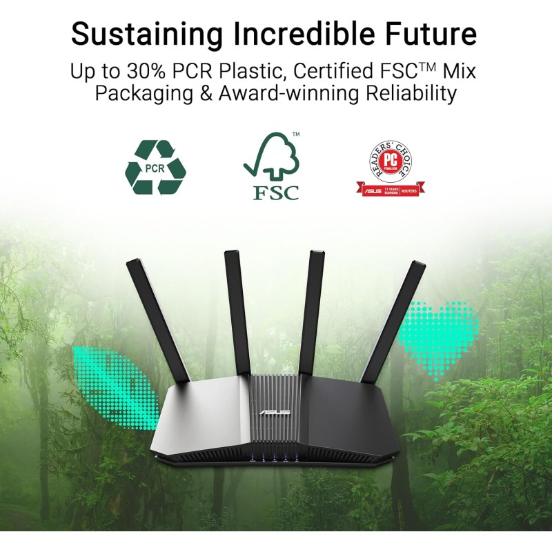 Buy ASUS WLAN Router - BE3600 - Wi-Fi 7 Dual Band 2.5GbE VPNFusion USB RT-BE58U in Cyprus, Nicosia, Limassol, Larnaka, Pafos