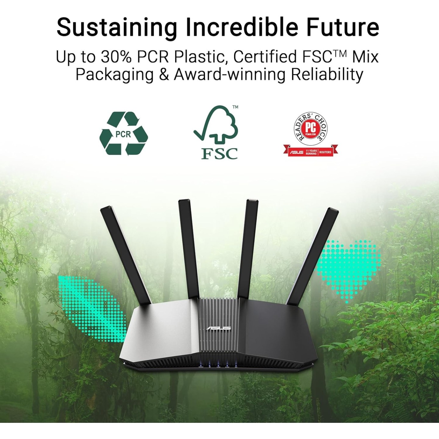 ASUS WLAN Router - BE3600 - Wi-Fi 7 Dual Band 2.5GbE VPNFusion USB RT-BE58U — Buy in Cyprus with Fast Delivery