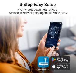 Buy ASUS WLAN Router - BE3600 - Wi-Fi 7 Dual Band 2.5GbE VPNFusion USB RT-BE58U in Cyprus, Nicosia, Limassol, Larnaka, Pafos