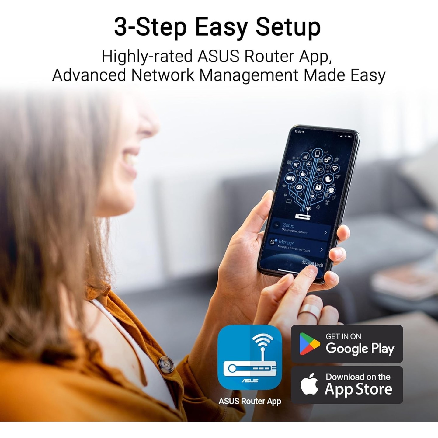 ASUS WLAN Router - BE3600 - Wi-Fi 7 Dual Band 2.5GbE VPNFusion USB RT-BE58U — Buy in Cyprus with Fast Delivery