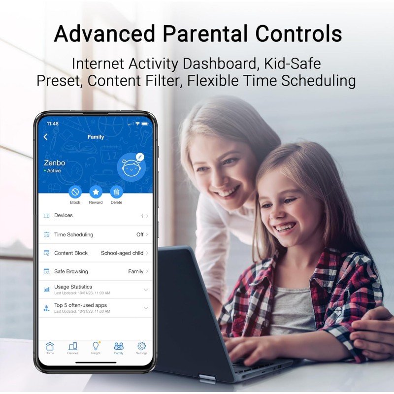 Buy ASUS WLAN Router - BE3600 - Wi-Fi 7 Dual Band 2.5GbE VPNFusion USB RT-BE58U in Cyprus, Nicosia, Limassol, Larnaka, Pafos