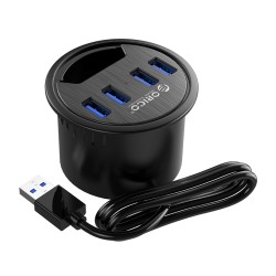 Buy Orico USB-A Hub - DESK-4U - USB-A Hub 4Port USB3.0 Desktop Mount in Cyprus, Nicosia, Limassol, Larnaka, Pafos