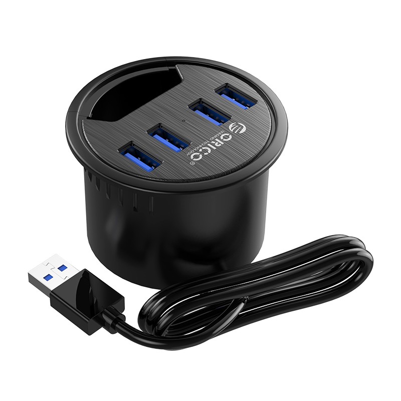 Buy Orico USB-A Hub - DESK-4U - USB-A Hub 4Port USB3.0 Desktop Mount in Cyprus, Nicosia, Limassol, Larnaka, Pafos
