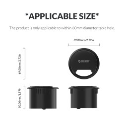 Buy Orico USB-A Hub - DESK-4U - USB-A Hub 4Port USB3.0 Desktop Mount in Cyprus, Nicosia, Limassol, Larnaka, Pafos