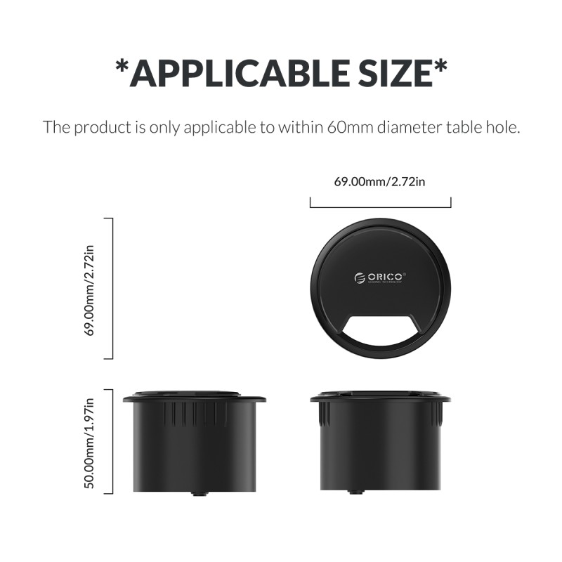 Buy Orico USB-A Hub - DESK-4U - USB-A Hub 4Port USB3.0 Desktop Mount in Cyprus, Nicosia, Limassol, Larnaka, Pafos