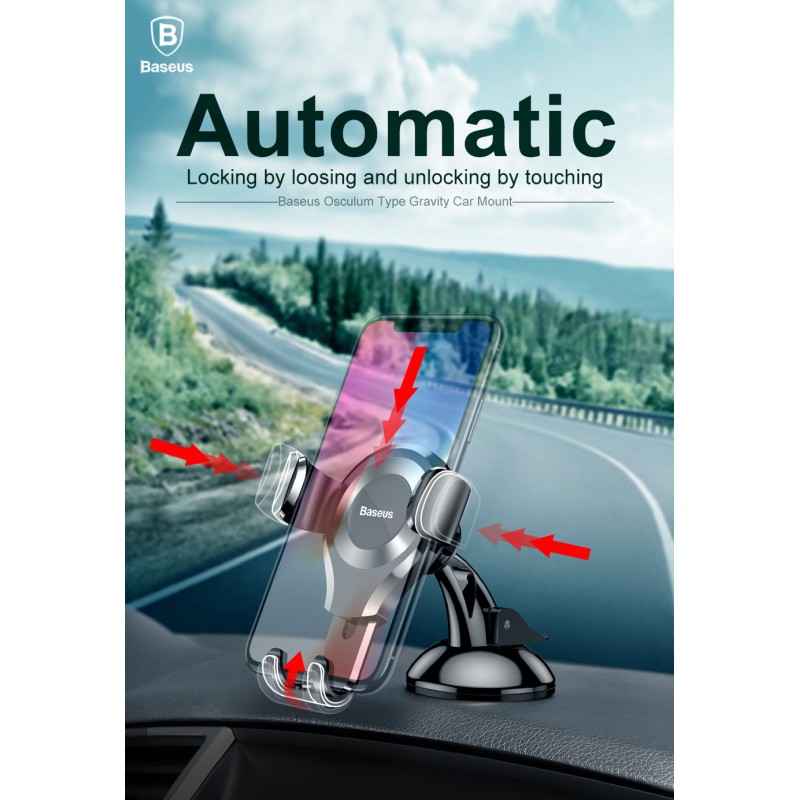 Buy Baseus Osculum Type Gravity Dashboard Car Mount - SUYL-XP0S - Osculum Type G... in Cyprus, Nicosia, Limassol, Larnaka, Pafos