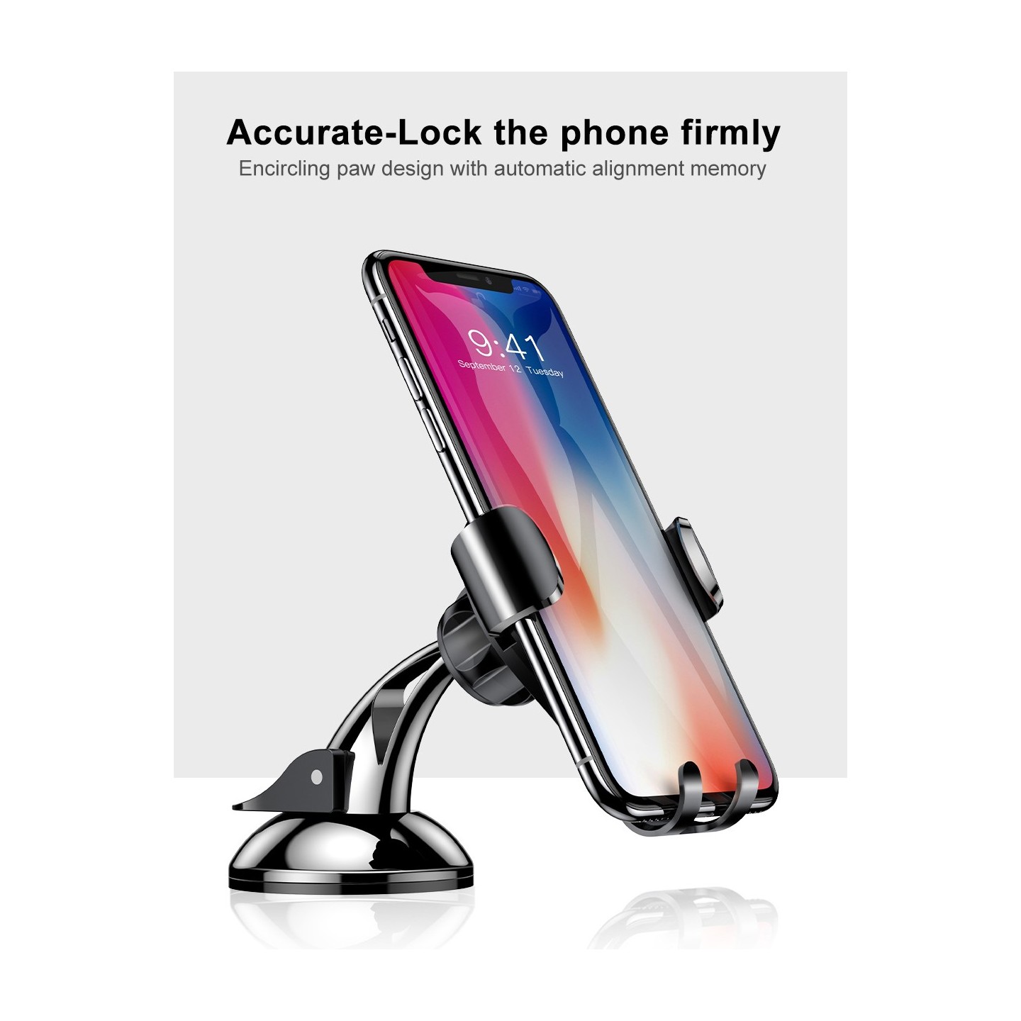 Baseus Osculum Type Gravity Dashboard Car Mount - SUYL-XP0S - Osculum Type Gravity Dashboard Car Mount Black