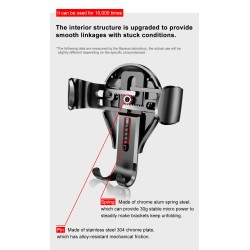 Buy Baseus Osculum Type Gravity Dashboard Car Mount - SUYL-XP0S - Osculum Type G... in Cyprus, Nicosia, Limassol, Larnaka, Pafos