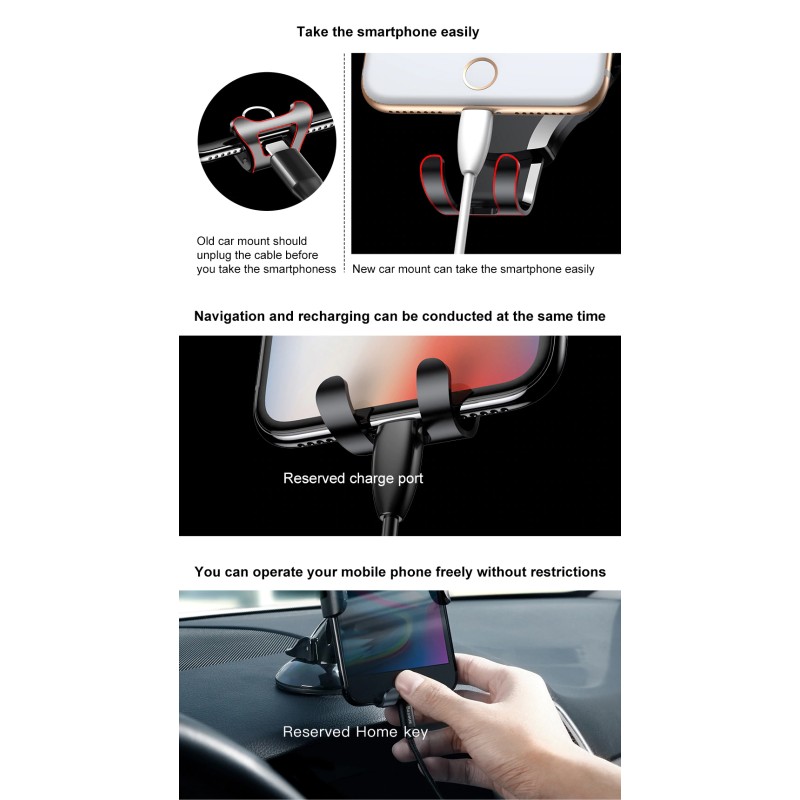 Buy Baseus Osculum Type Gravity Dashboard Car Mount - SUYL-XP0S - Osculum Type G... in Cyprus, Nicosia, Limassol, Larnaka, Pafos
