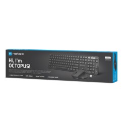 Buy Natec Keyboard & Mouse Wireless Combo BT & 2.4GHz - OCTOPUS 2 - Wireless, BT... in Cyprus, Nicosia, Limassol, Larnaka, Pafos