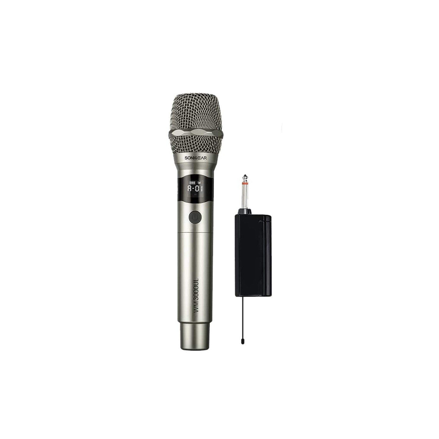 SonicGear Palladium - WM3000UL - 1x Handset Wireless UHF Microphone with Rechargeable Receiver