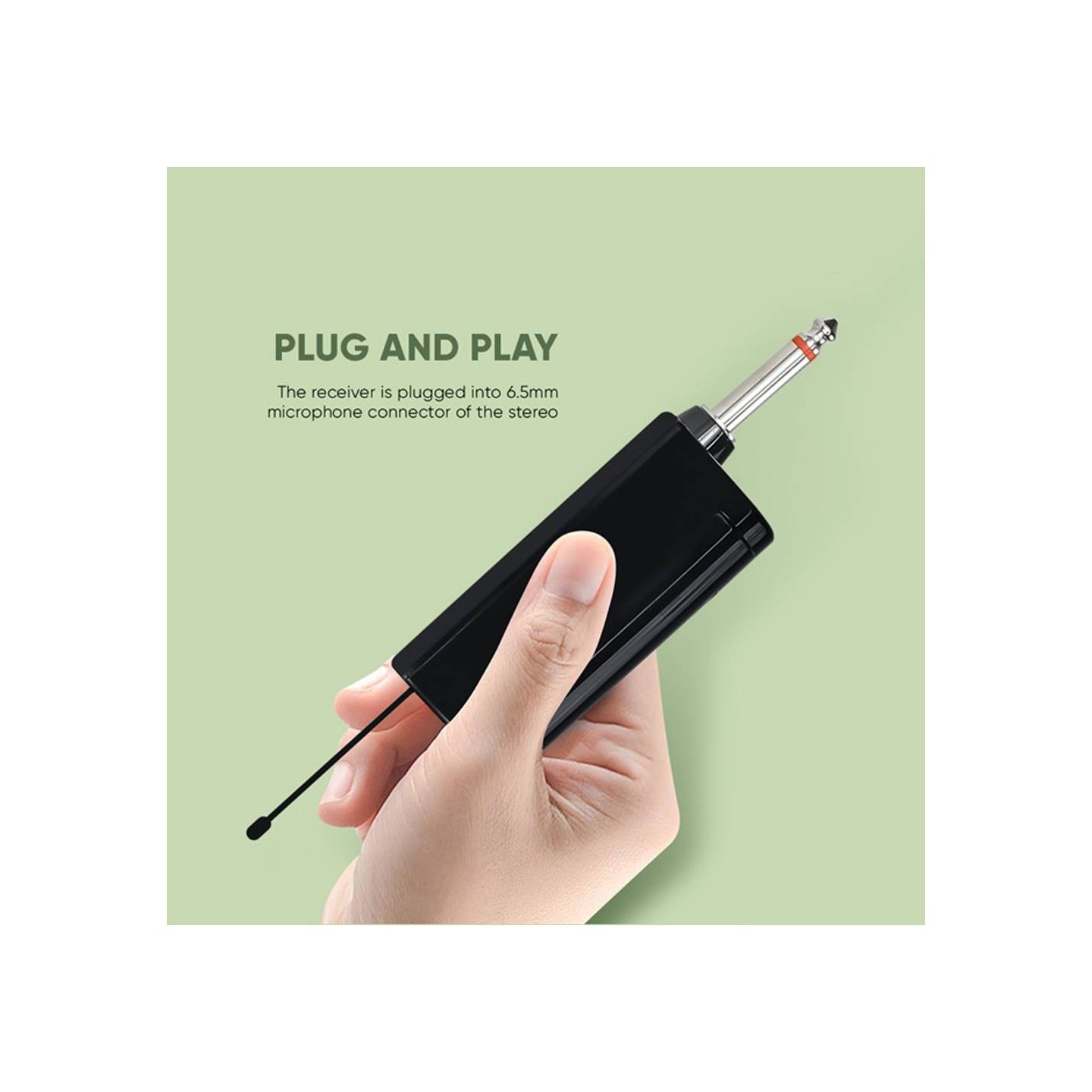 SonicGear Palladium - WM3000UL - 1x Handset Wireless UHF Microphone with Rechargeable Receiver