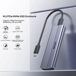 Buy Unitek USB-C NVME PCIe Enclosure 10Gbps - S1241B - USB-C, NVME PCIe Enclosur... in Cyprus, Nicosia, Limassol, Larnaka, Pafos