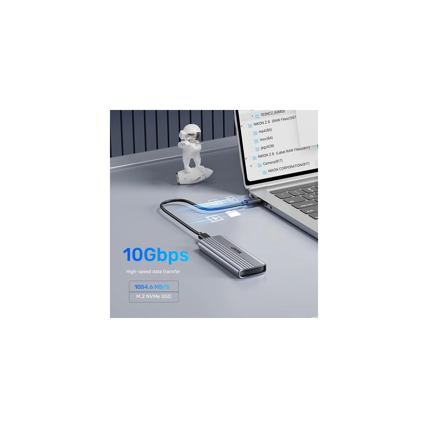 Unitek USB-C NVME PCIe Enclosure 10Gbps - S1241B - USB-C, NVME PCIe Enclosure, 10Gbps — Buy in Cyprus with Fast Delivery