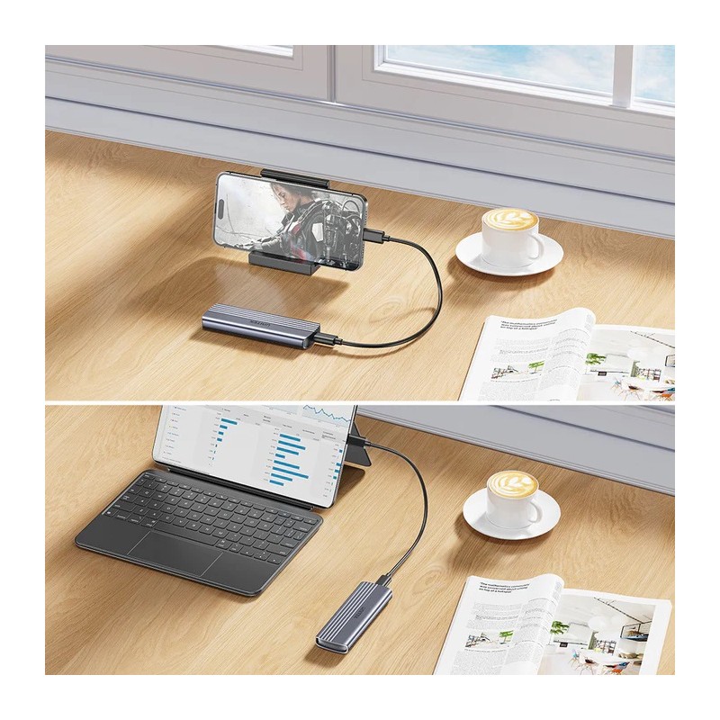 Buy Unitek USB-C NVME PCIe Enclosure 10Gbps - S1241B - USB-C, NVME PCIe Enclosur... in Cyprus, Nicosia, Limassol, Larnaka, Pafos