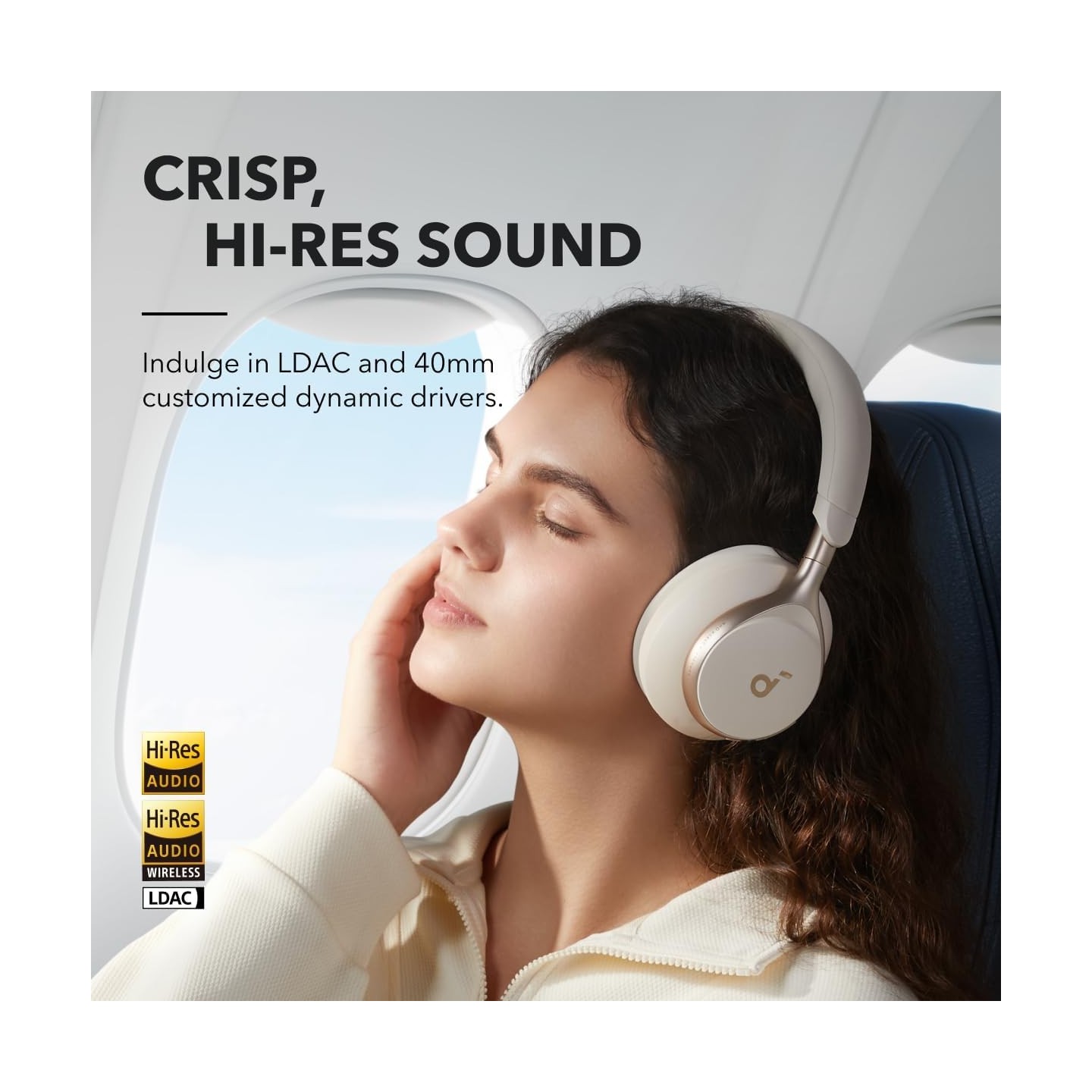 Anker Soundcore Headphones - HiRes ANC Space One White — Buy in Cyprus with Fast Delivery