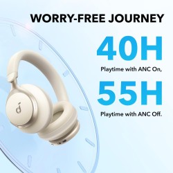 Buy Anker Soundcore Headphones - HiRes ANC Space One White in Cyprus, Nicosia, Limassol, Larnaka, Pafos