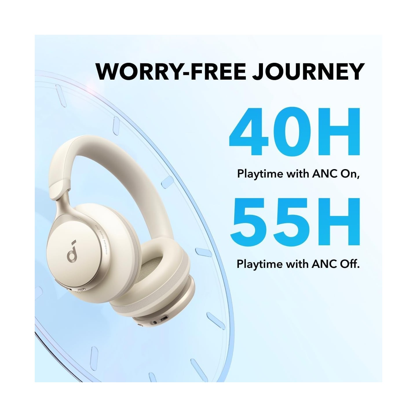 Anker Soundcore Headphones - HiRes ANC Space One White — Buy in Cyprus with Fast Delivery