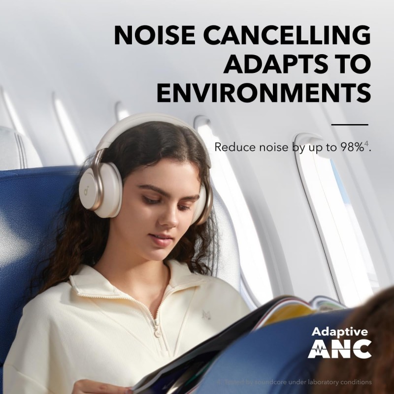 Buy Anker Soundcore Headphones - HiRes ANC Space One White in Cyprus, Nicosia, Limassol, Larnaka, Pafos