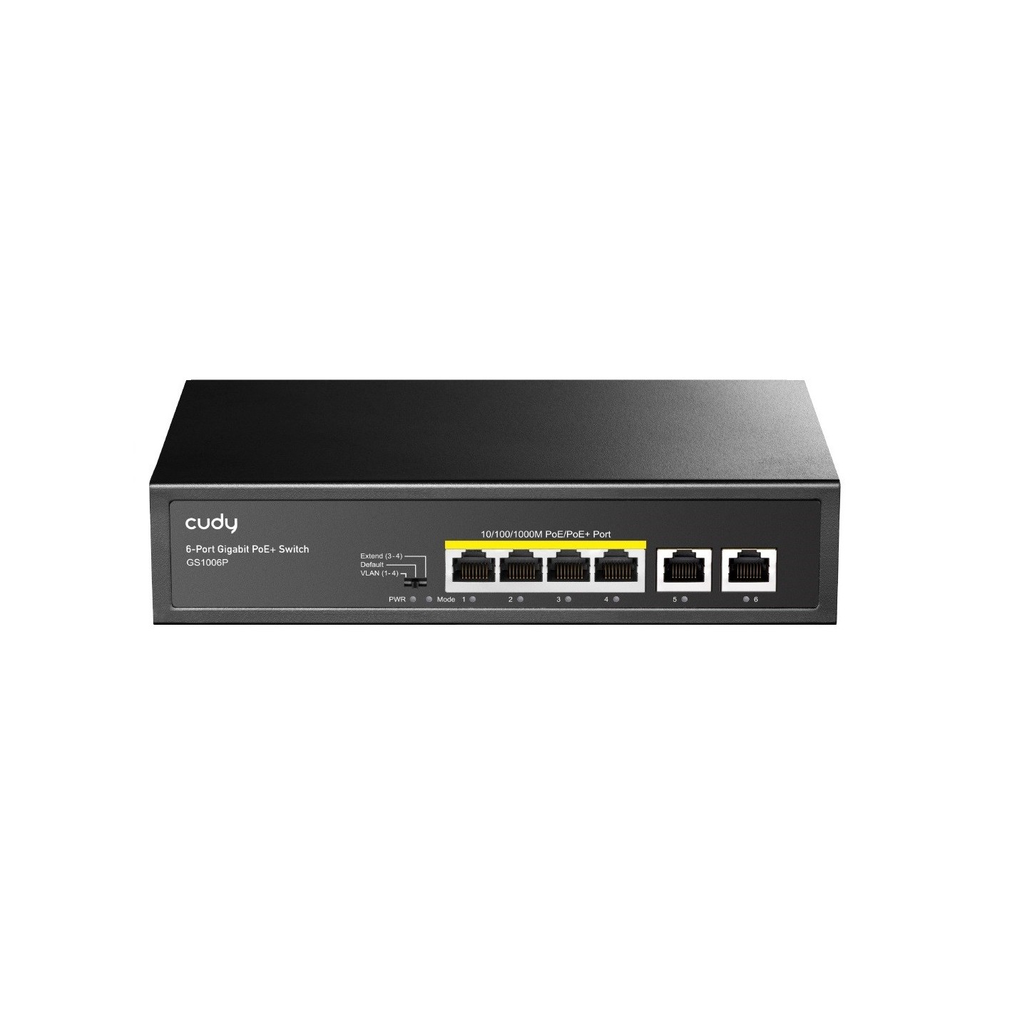 Cudy Switch PoE Gigabit - GS1006P - 4PoE + 2GbE Uplink 65W — Buy in Cyprus with Fast Delivery