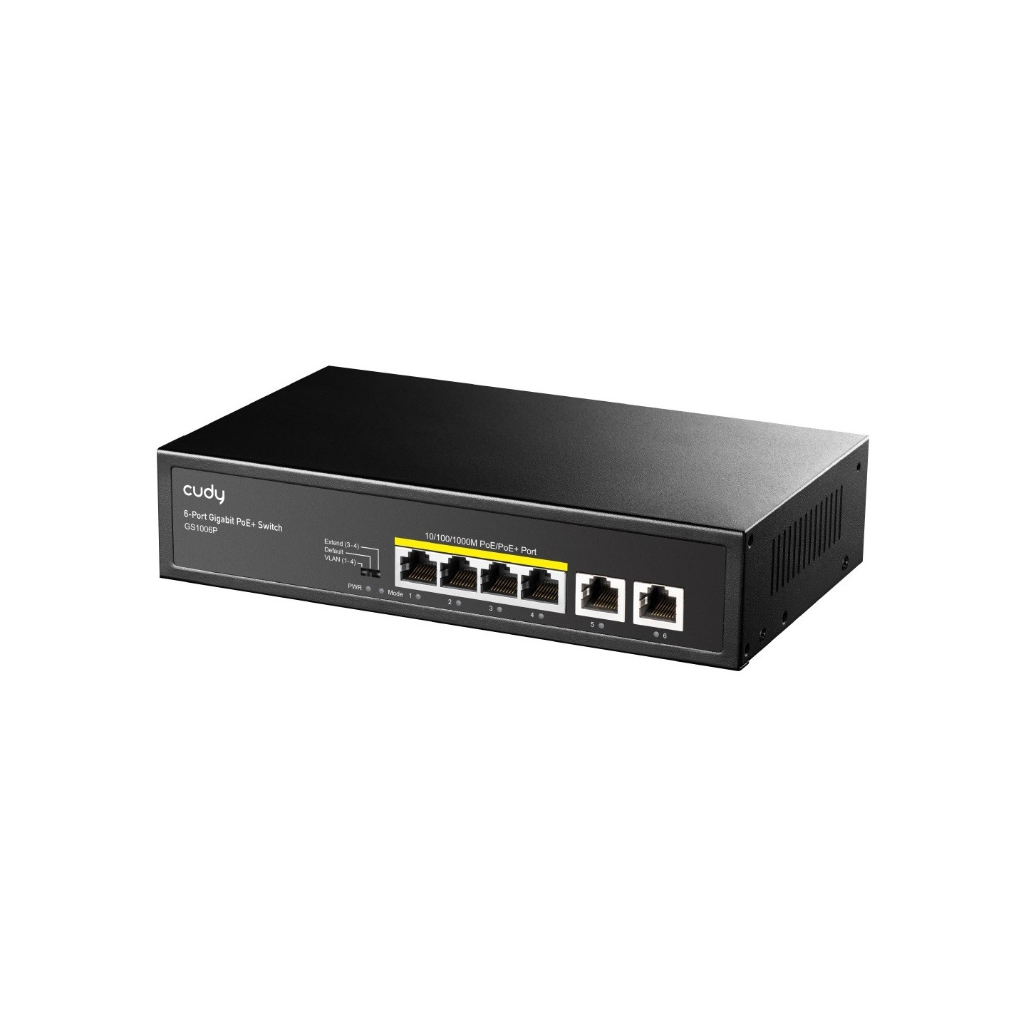Cudy Switch PoE Gigabit - GS1006P - 4PoE + 2GbE Uplink 65W — Buy in Cyprus with Fast Delivery