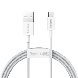 Baseus Superior Series USB to Micro 2A 1m White (Retail) — Buy in Cyprus with Fast Delivery