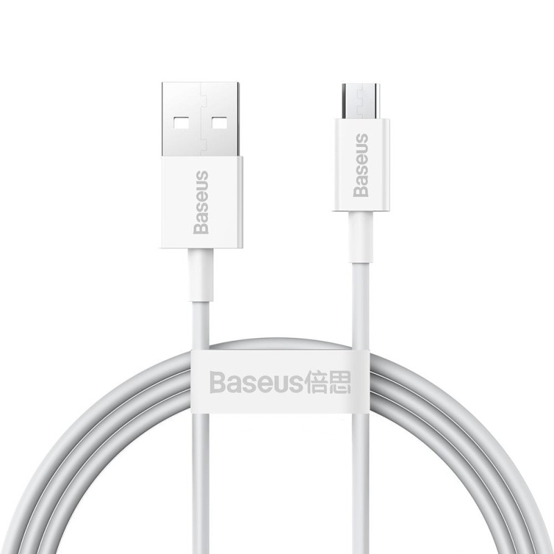 Baseus Superior Series USB to Micro 2A 1m White (Retail) — Buy in Cyprus with Fast Delivery