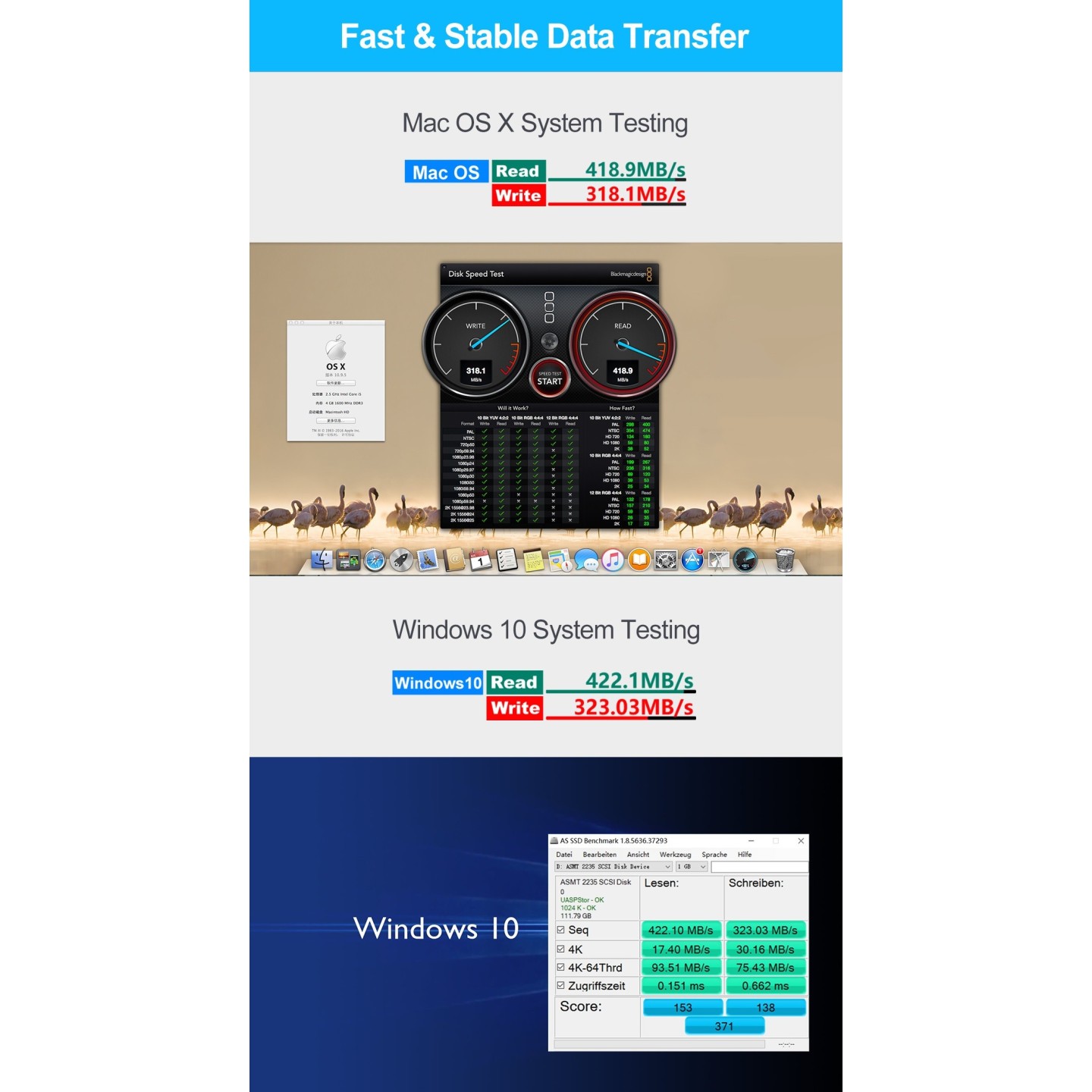 Unitek USB3.0 M.2 SSD SATA Aluminium Enclosure - Y-3365 - USB3.0 M.2 SSD SATA Aluminium Enclosure