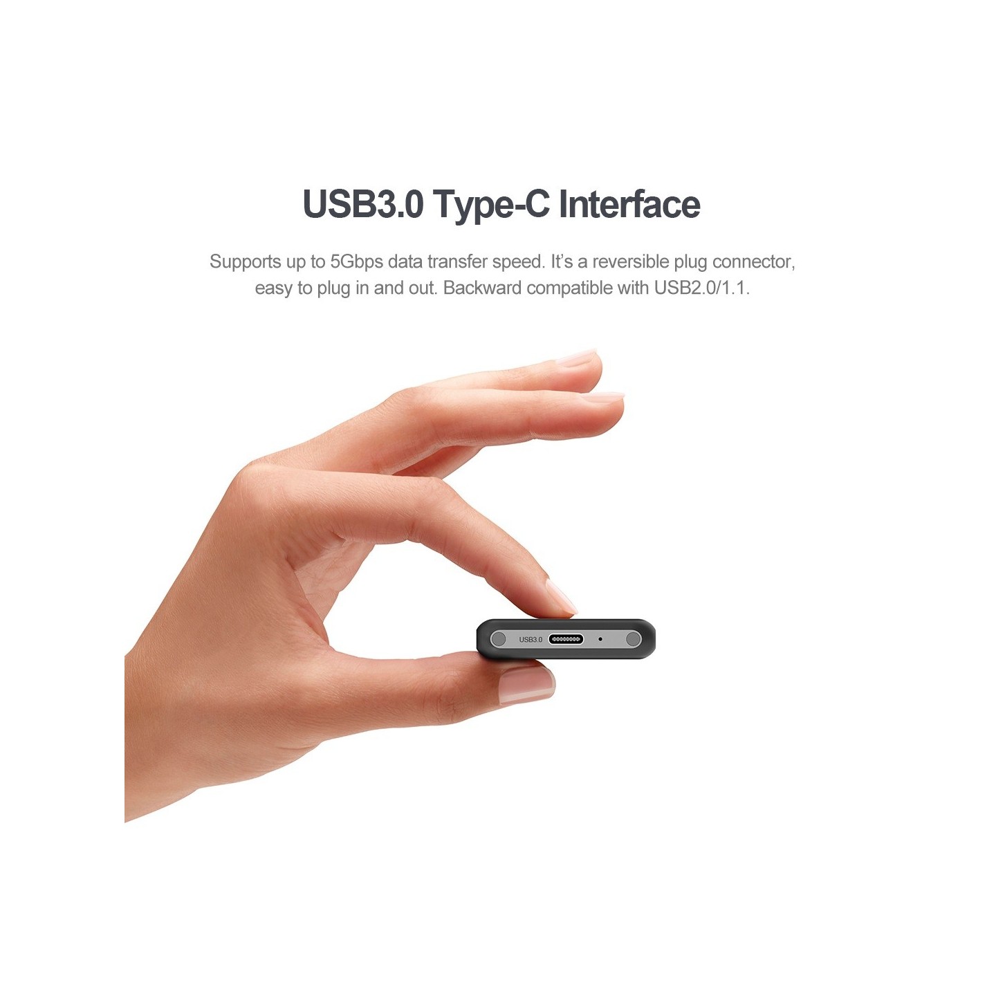 Unitek USB3.0 M.2 SSD SATA Aluminium Enclosure - Y-3365 - USB3.0 M.2 SSD SATA Aluminium Enclosure