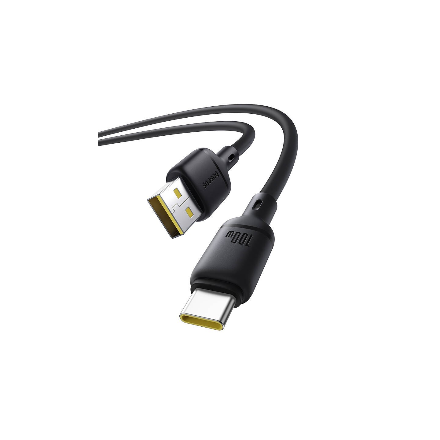 Baseus Silky Series USB-C to USB-A 1.0m 100W Cable - Black (Boxed) — Buy in Cyprus with Fast Delivery