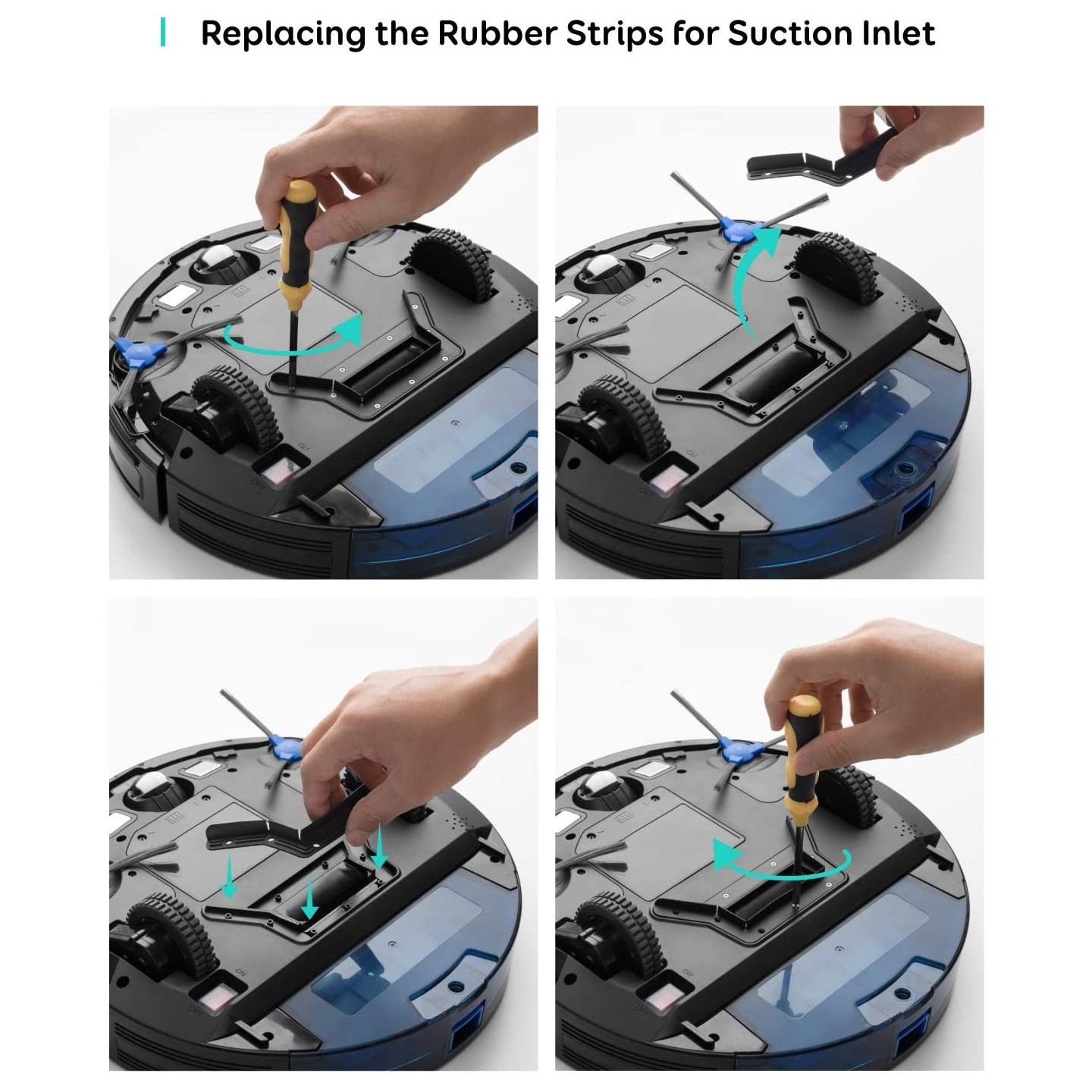 Anker Eufy Replacement Rubber Strip - RoboVac G10 Hybrid - 2x Replacement Rubber Strip — Buy in Cyprus with Fast Delivery