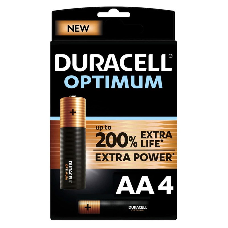 Buy Duracell Optimum AA Batteries - 4pcs in Cyprus, Nicosia, Limassol, Larnaka, Pafos