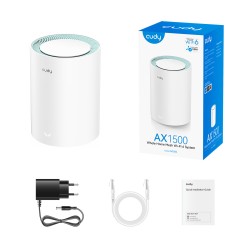 Buy Cudy Mesh AX1500 Dual Band Gigabit Wi-Fi 6 Addon - M1500 - AX1500 Dual Band ... in Cyprus, Nicosia, Limassol, Larnaka, Pafos