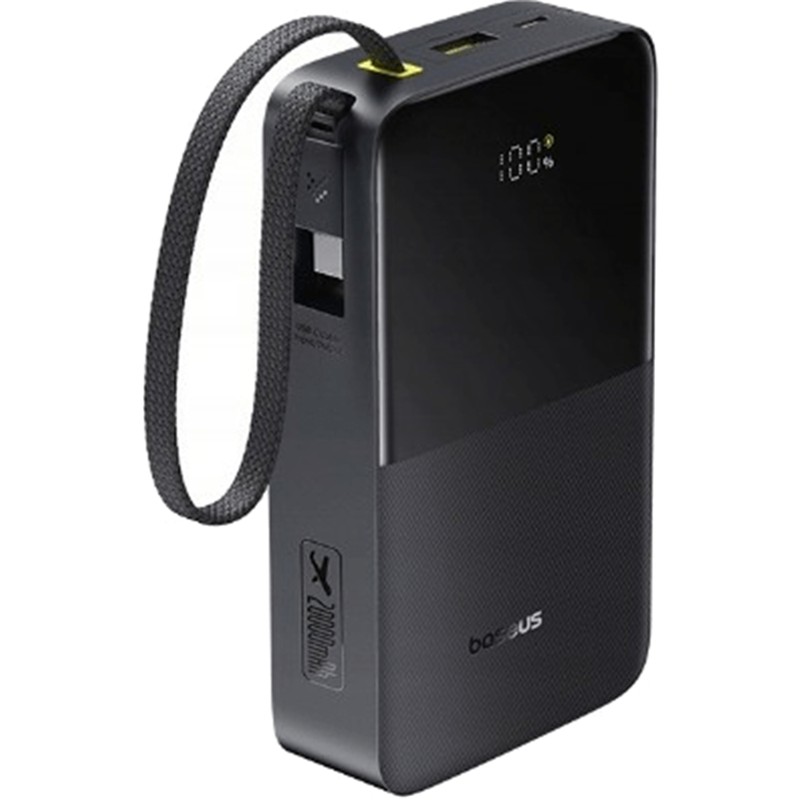 Buy Baseus Powerbank 22.5W 20000mAh + Display - FC51 - EnerFill Bipow2 Pro Black in Cyprus, Nicosia, Limassol, Larnaka, Pafos