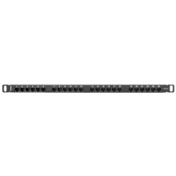 Buy Lanberg Patch Panel - 24-Port 0.5U 19' CAT6 UTP Black in Cyprus, Nicosia, Limassol, Larnaka, Pafos