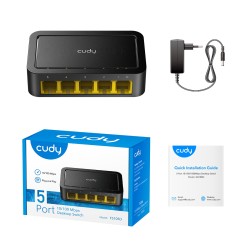 Buy Cudy Desktop Switch - FS105D - 5-Port 10 100 Mbps Desktop Switch in Cyprus, Nicosia, Limassol, Larnaka, Pafos