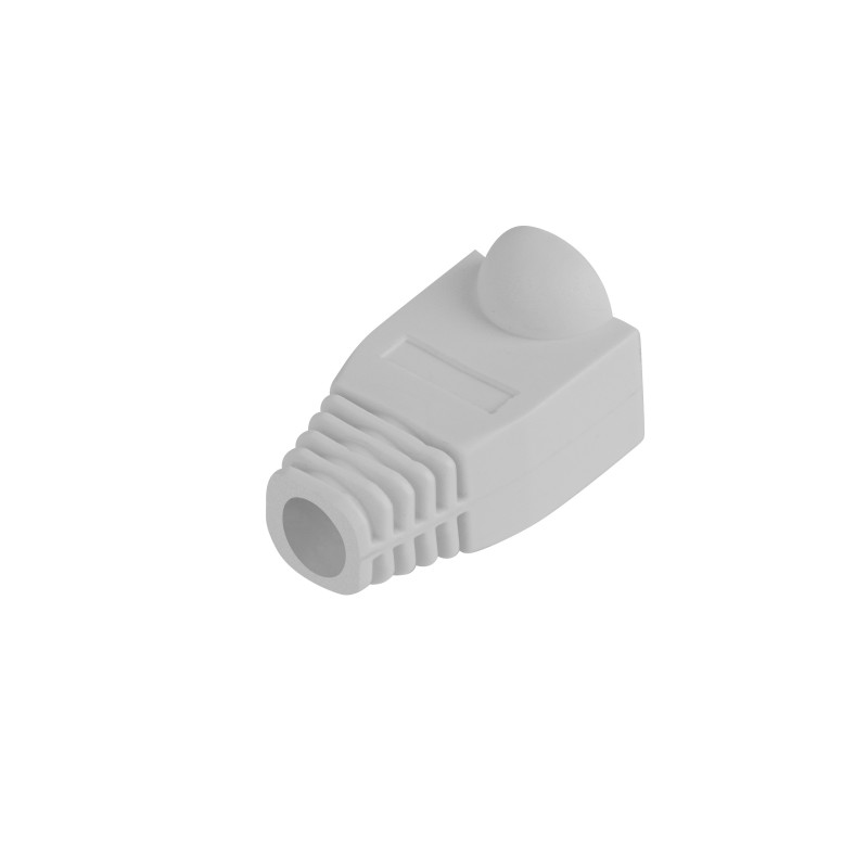 Buy Lanberg RJ45 Strain Relief Boot Cap - PLB-1000-S - Pack of 100 Gray in Cyprus, Nicosia, Limassol, Larnaka, Pafos
